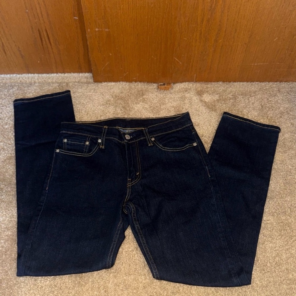 Levi's Blue Straight Jeans